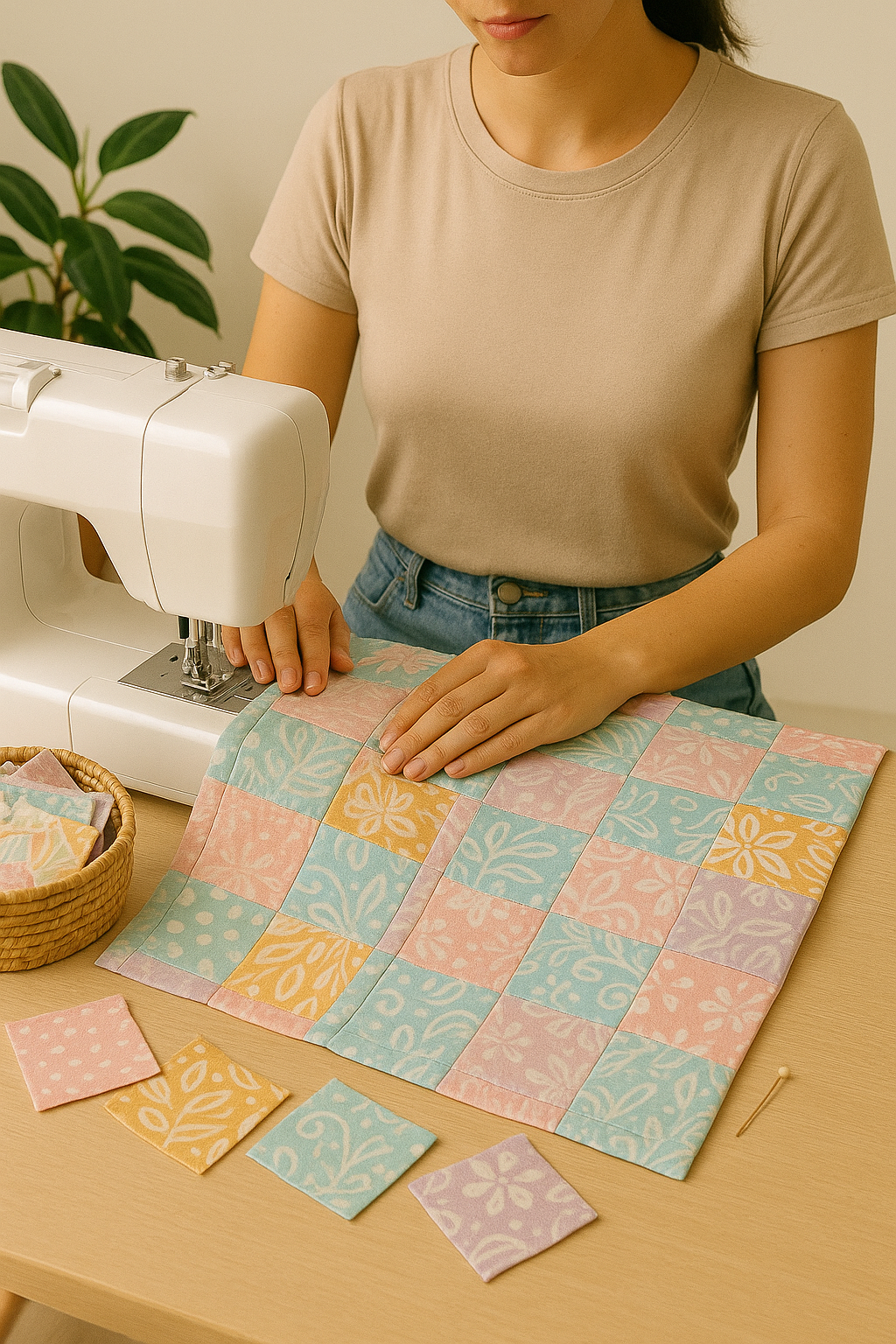 Loom & Isle Batik Scrap Pack – 4" x 4" Squares