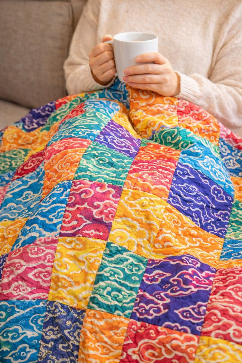 Loom & Isle Batik Scrap Pack – 4.7" x 4.7" Squares