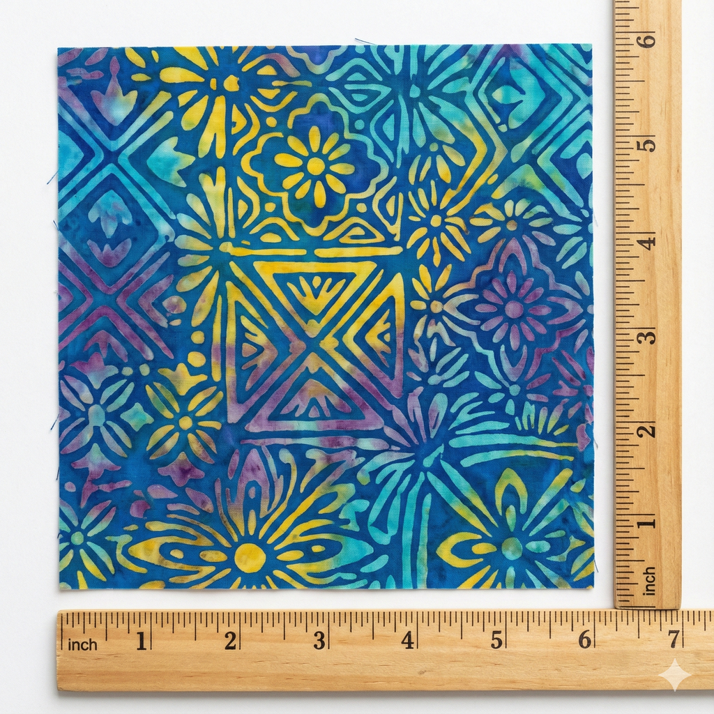 Loom & Isle Batik Scrap Pack – 4.7" x 4.7" Squares